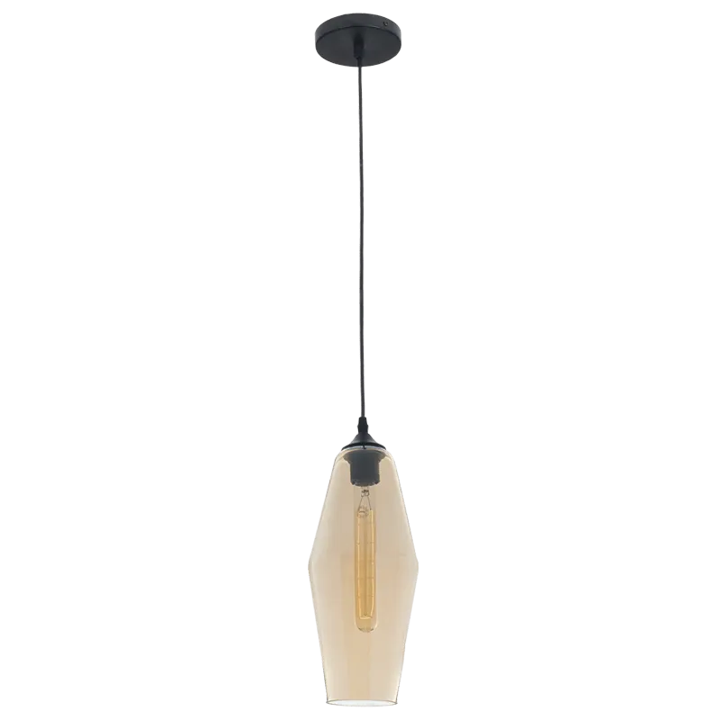 Penla Amber Glass Pendant Light