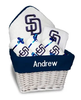 Personalized San Diego Padres Medium Basket - 6 Items