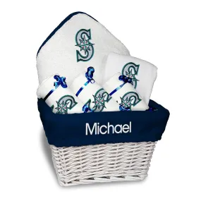 Personalized Seattle Mariners Medium Basket - 6 Items