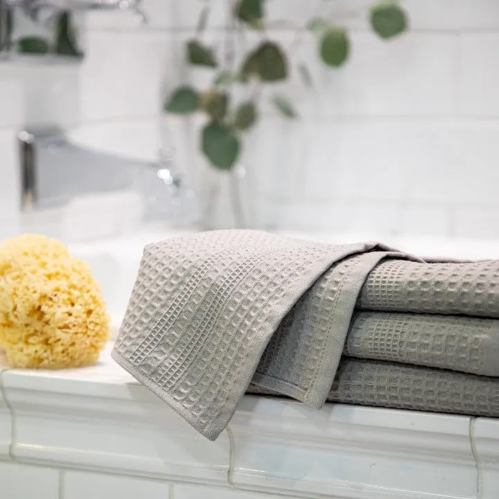 Pewter Bath Towel, Classic Style