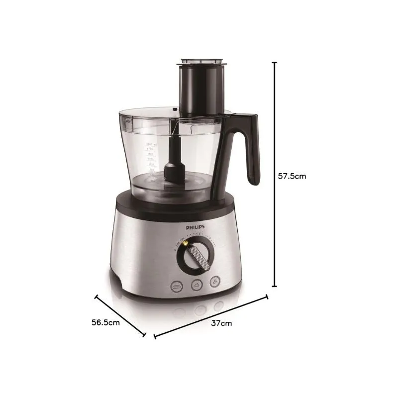 Philips Food Processor 1300W Black