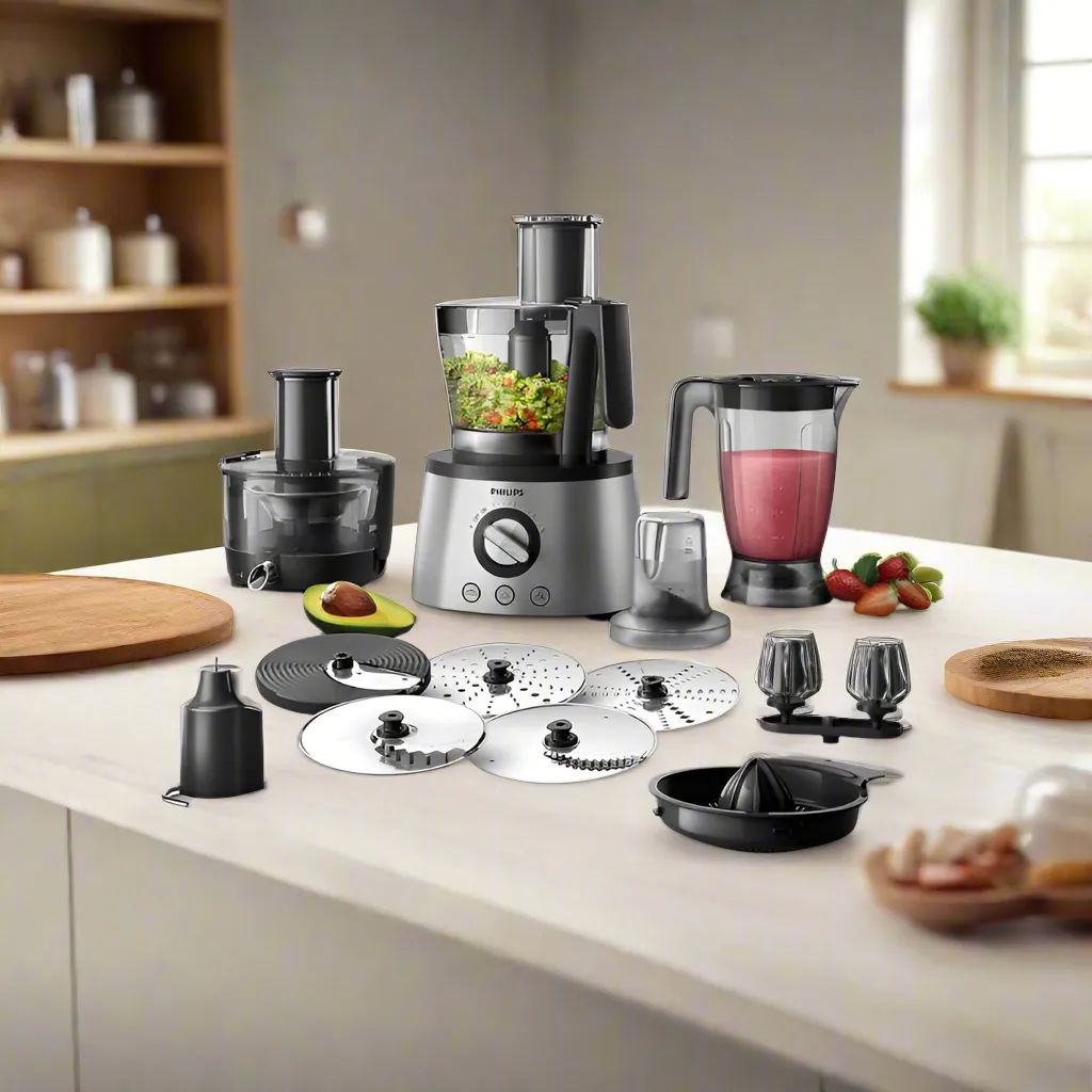 Philips Food Processor 1300W Black