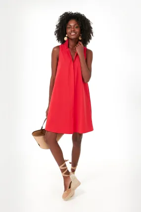 Poppy Red Sleeveless Charlie Dress