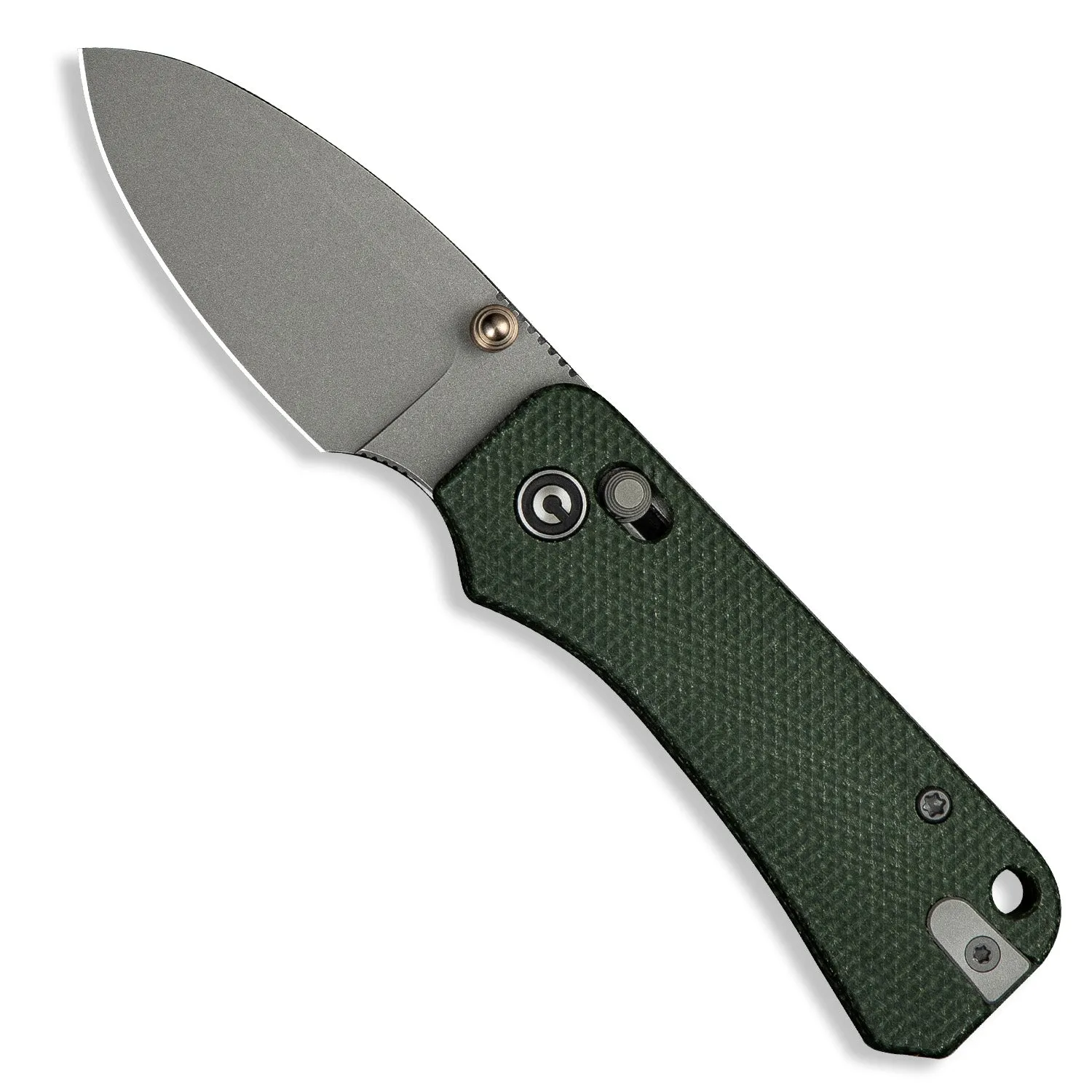 PREORDER: Baby Banter 2 Pocket Knife - Green Micarta - Nitro V