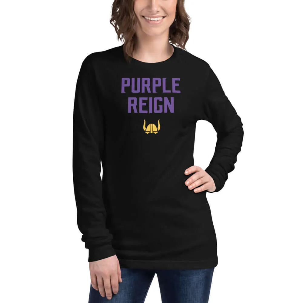 Purple Reign - Minnesota Vikings Fan Women's Long Sleeve Shirt