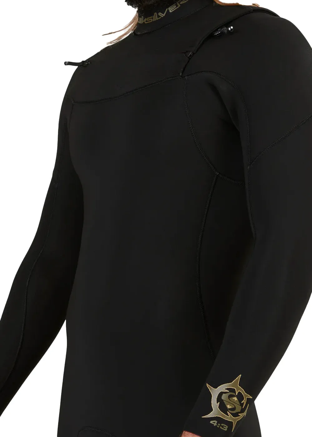 Quiksilver Mens Everyday Sessions 4/3mm GBS CZ Steamer Wetsuit