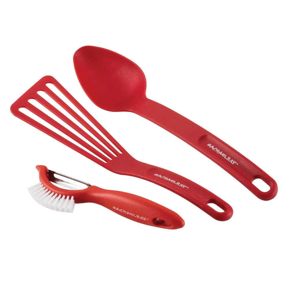 Rachael Ray Cook   Create 11pc Nonstick Aluminum Cookware Set Red