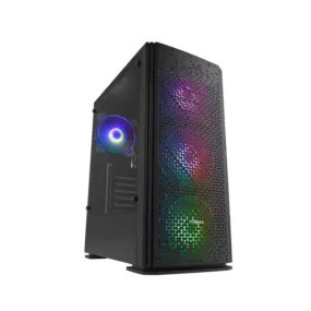 Raidmax H702 Atx | Micro-Atx | Mini-Itx Argb Sync Mid-Tower Gaming Chassis - Black