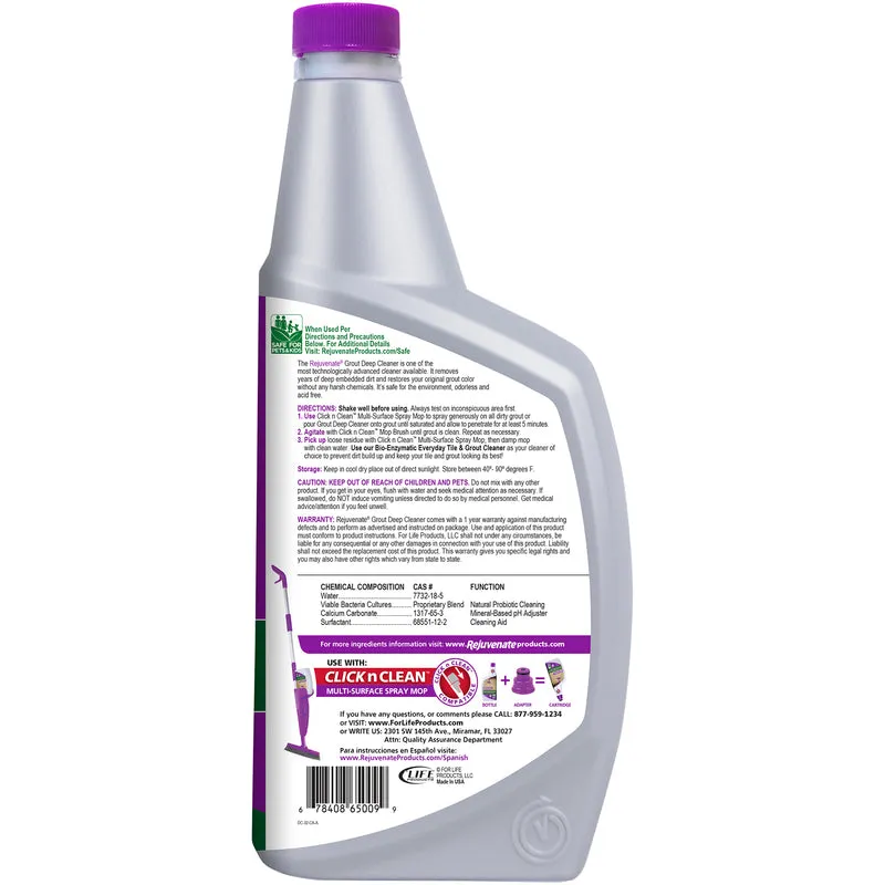 Rejuvenate No Scent Grout Cleaner 32 oz Liquid