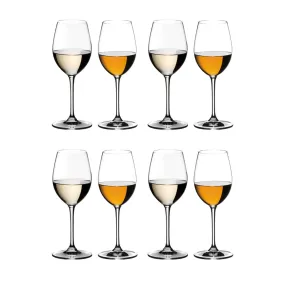 Riedel 8-Piece Vinum Sauvignon Blanc/Dessert Wine Glass Set, 12 Oz