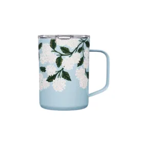 Rifle Paper Co. Coffee Mug Blue Hydrangea 16oz