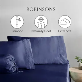 Robinsons Cool Bamboo Fitted Sheet Set Hotel Collection