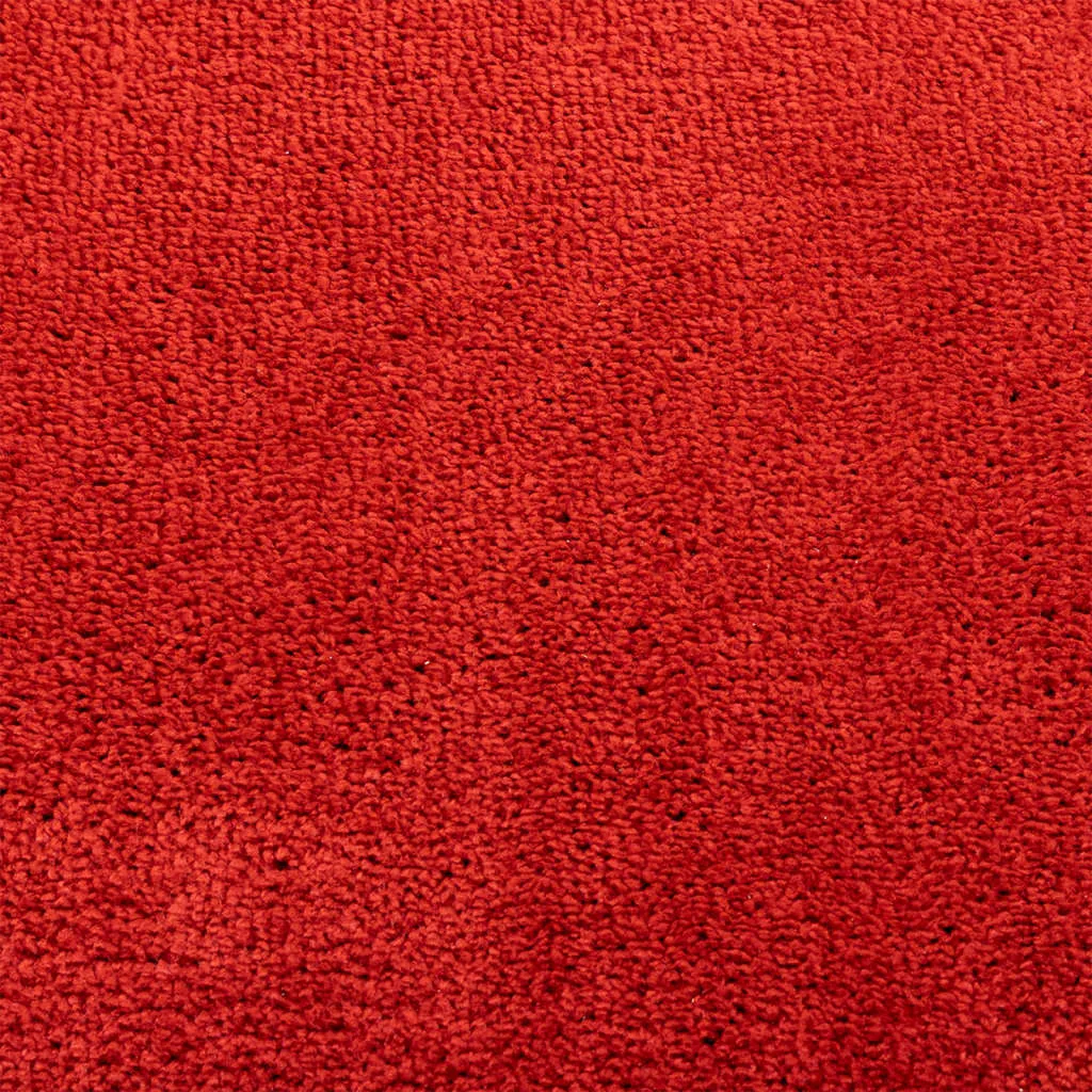 Rug OVIEDO Short Pile Red Ø 200 cm