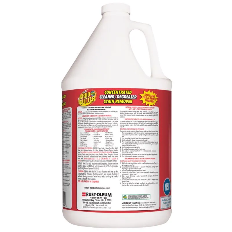 Rust-Oleum Krud Kutter No Scent Cleaner and Degreaser 1 gal Liquid