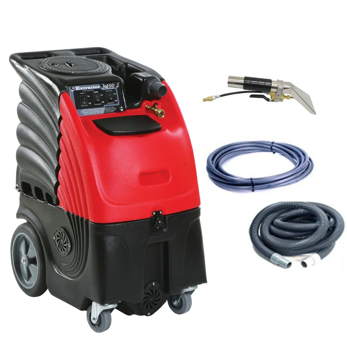 Sandia Indy Heated Upholstery & Carpet Extractor w/ 15' Hose & 4" Upholstery Tool - 6 Gallons