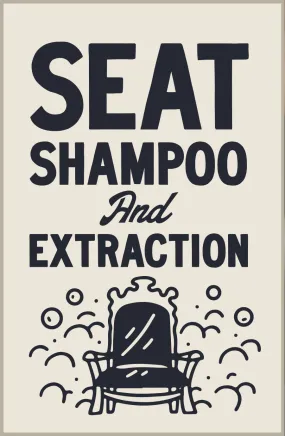 Seat Shampoo & Extraction