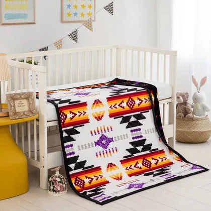 Southwest Design Silk Touch Reversible Baby Blanket - 40x48