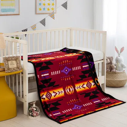 Southwest Design Silk Touch Reversible Baby Blanket - 40x48