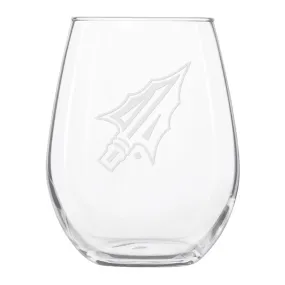 Spirit Products Arrowhead Logo 15oz Stemless Wine Glass