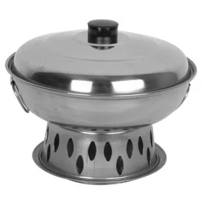 Stainless Steel Alcohol Wok Chafer Chafing Warmer Food Heater Set