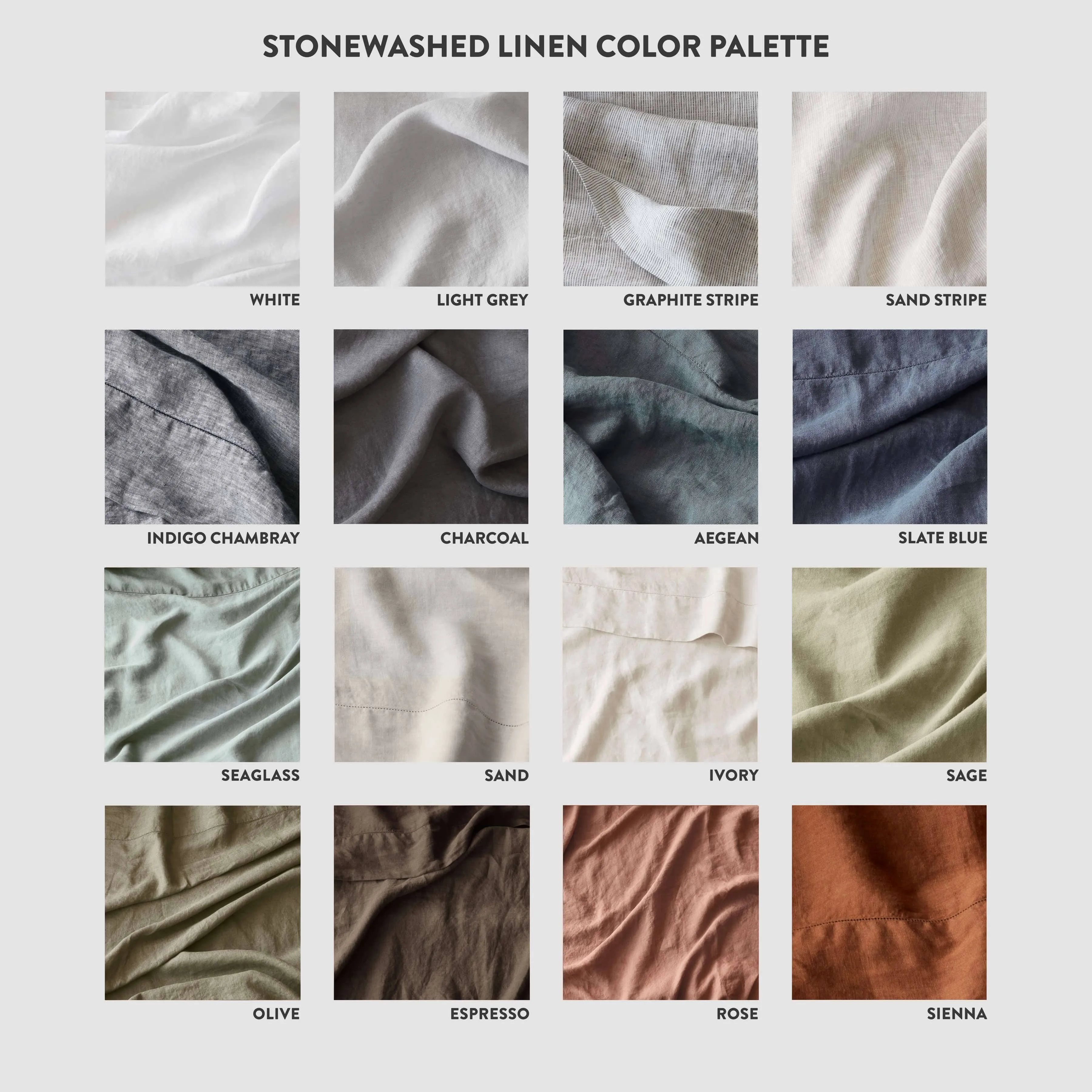 Stonewashed Linen Pillowcases