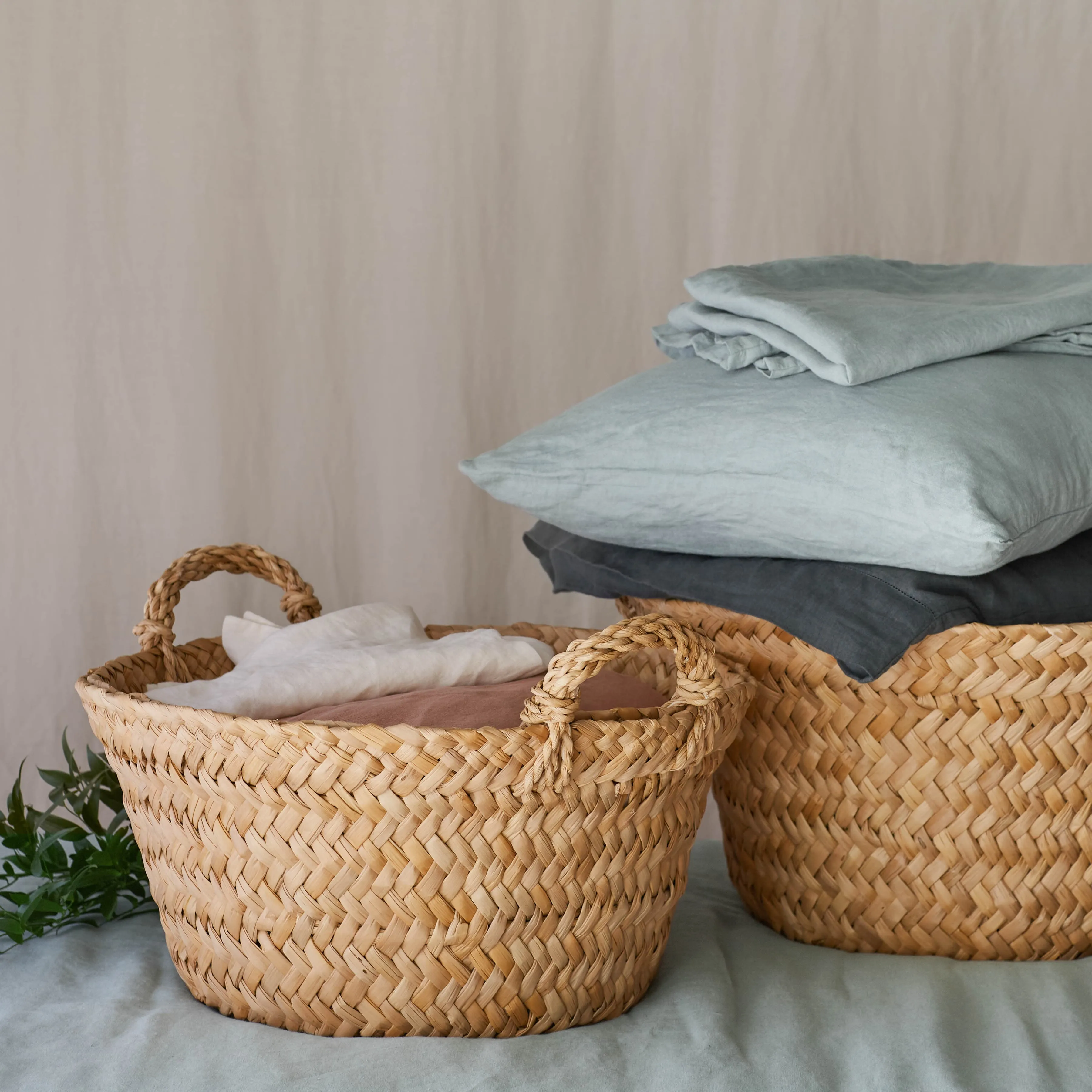 Stonewashed Linen Pillowcases