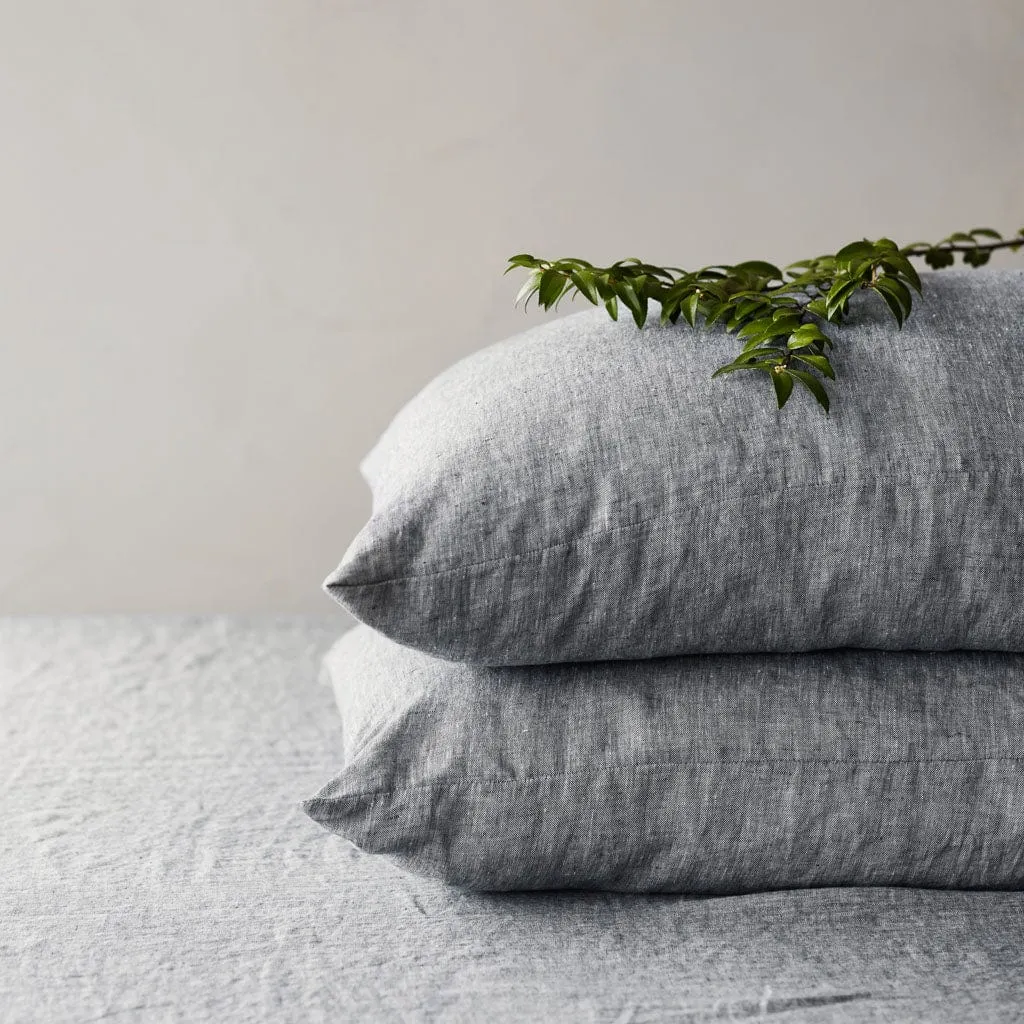 Stonewashed Linen Pillowcases