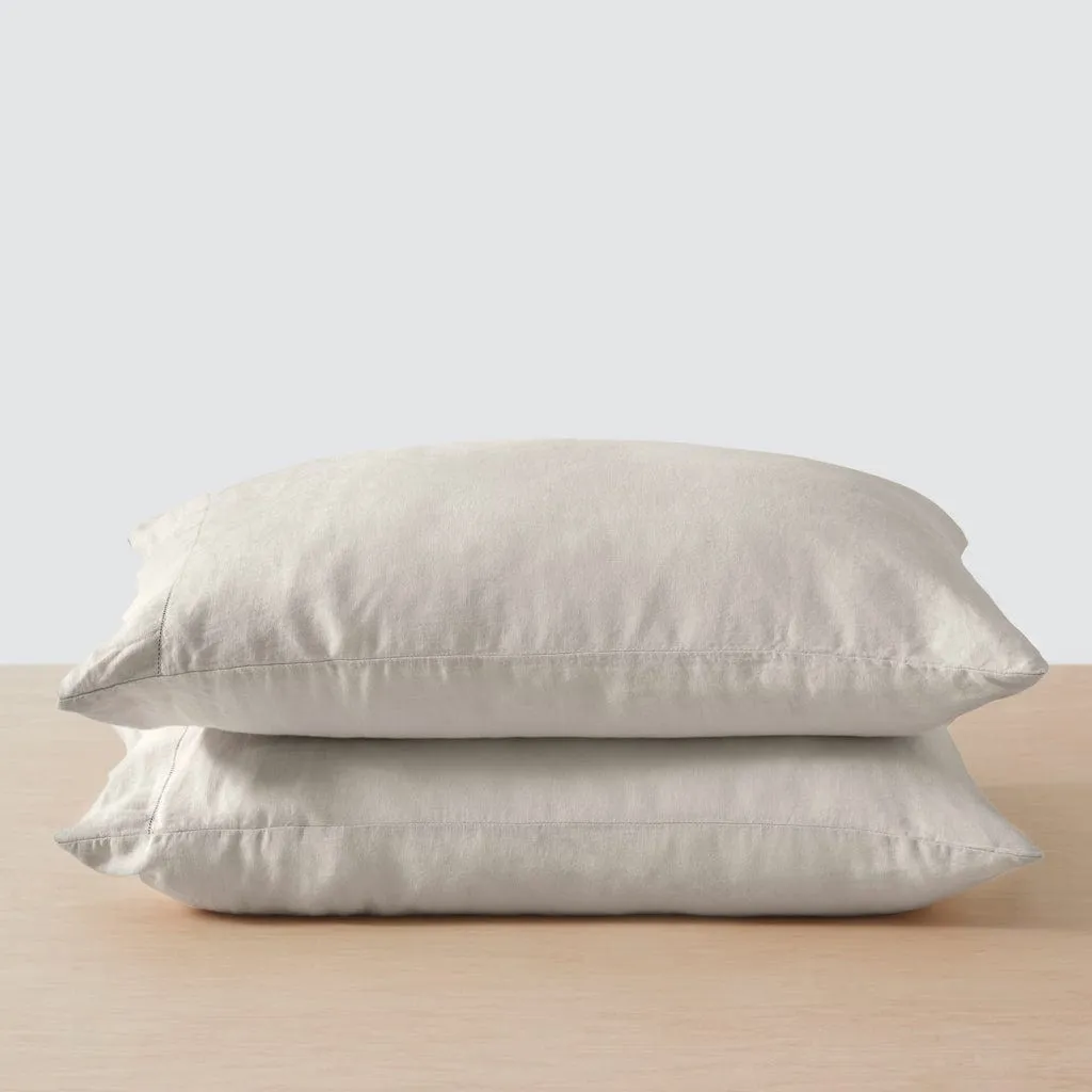 Stonewashed Linen Pillowcases