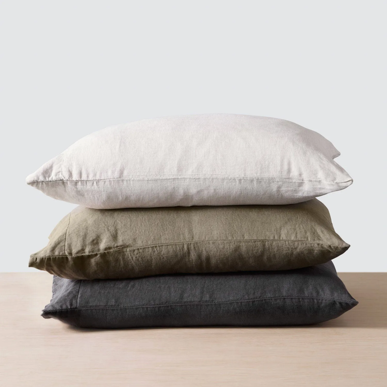 Stonewashed Linen Pillowcases