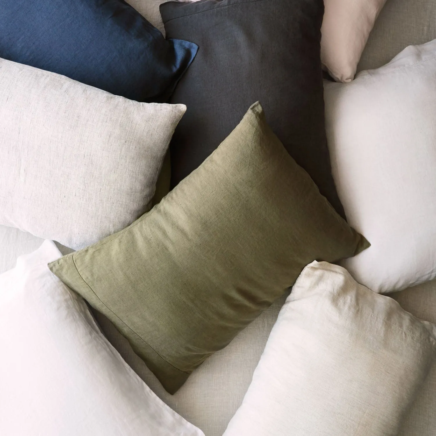 Stonewashed Linen Pillowcases