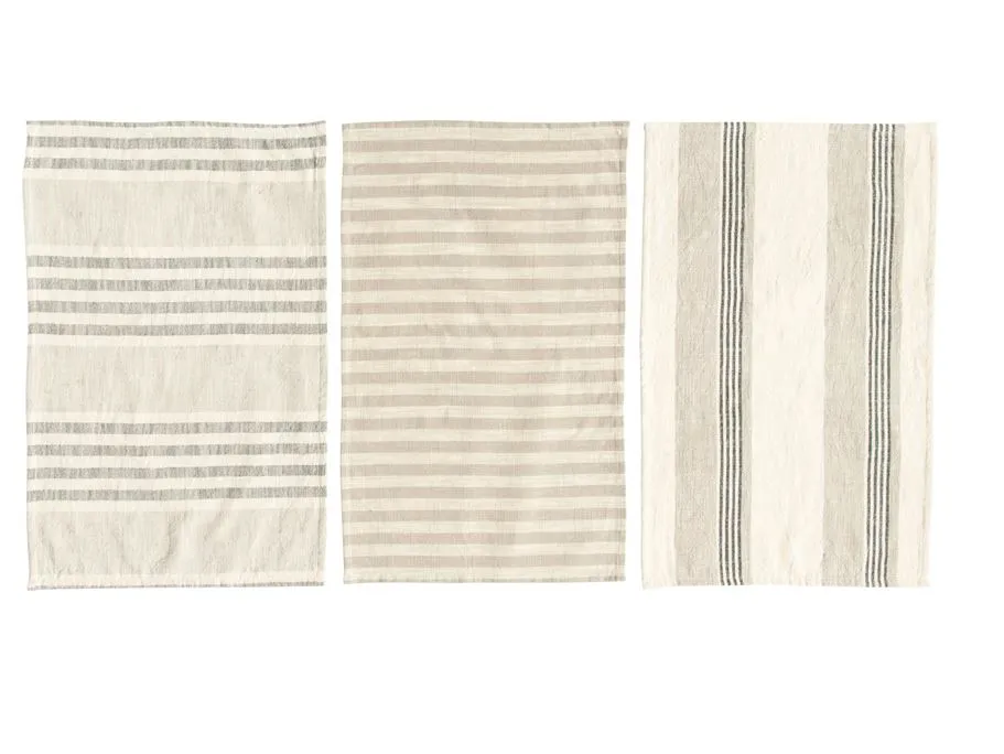 Striped Cotton Tea Towels