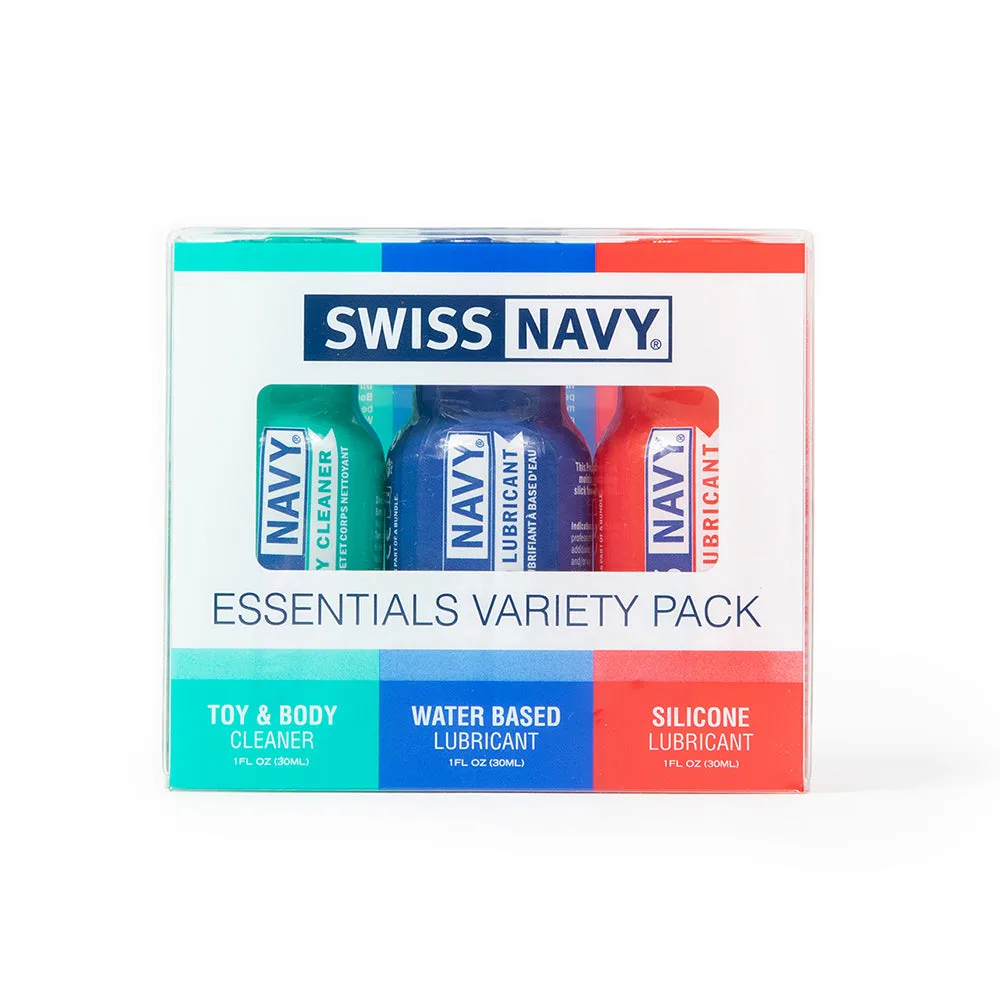 Swiss Navy Essentials Variety Pack 3-Piece 1 oz.