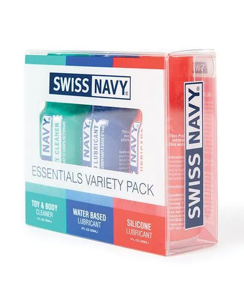 Swiss Navy Essentials Variety Pack of 3 - 1 oz