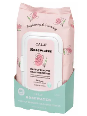 Tissues Cleansing Make up Remover Rose Water 60 Sheets 67025