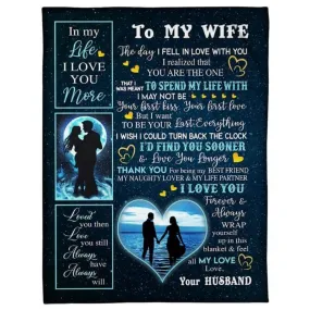 To My Wife - From Husband - A356 - Premium Blanket