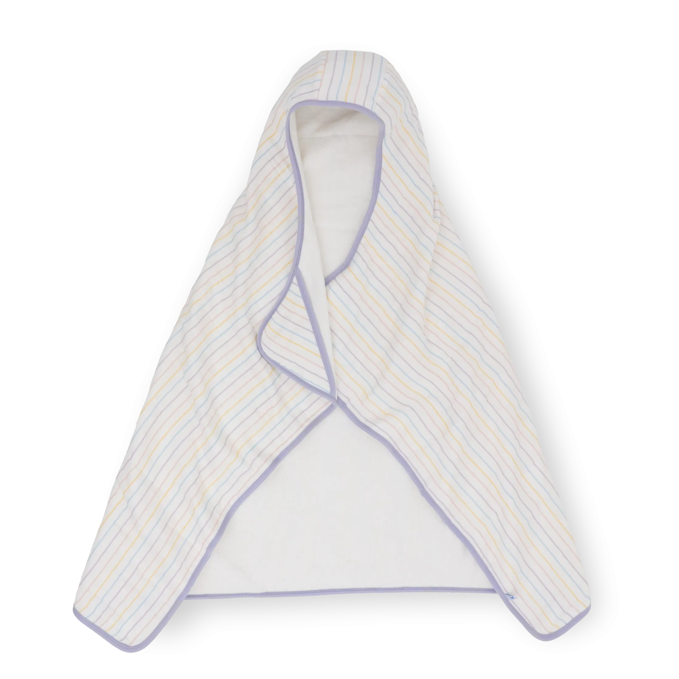 Toddler Hooded Towel - Unicorn Stripe