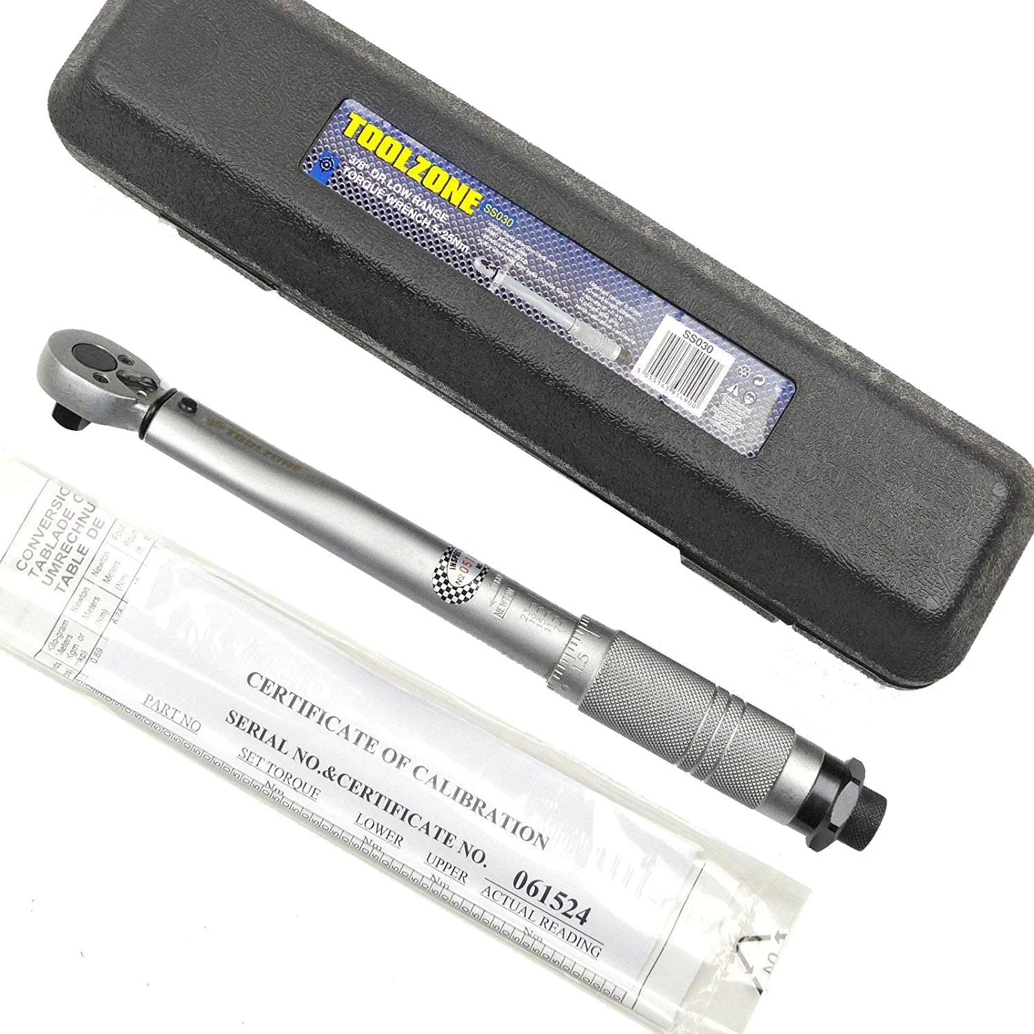 Toolzone SS030 Professional 3/8"" Drive Torque Wrench 5-25 Nm Metric Ratchet