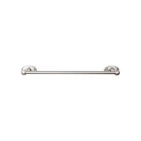 Top Knobs ED10BSNC Edwardian Bath Towel Bar 30 In. Single - Oval Backplate Brushed Satin Nickel