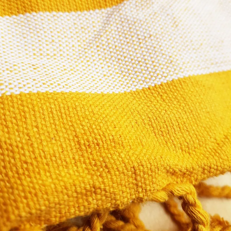 Turkish Towel Large - Mustard