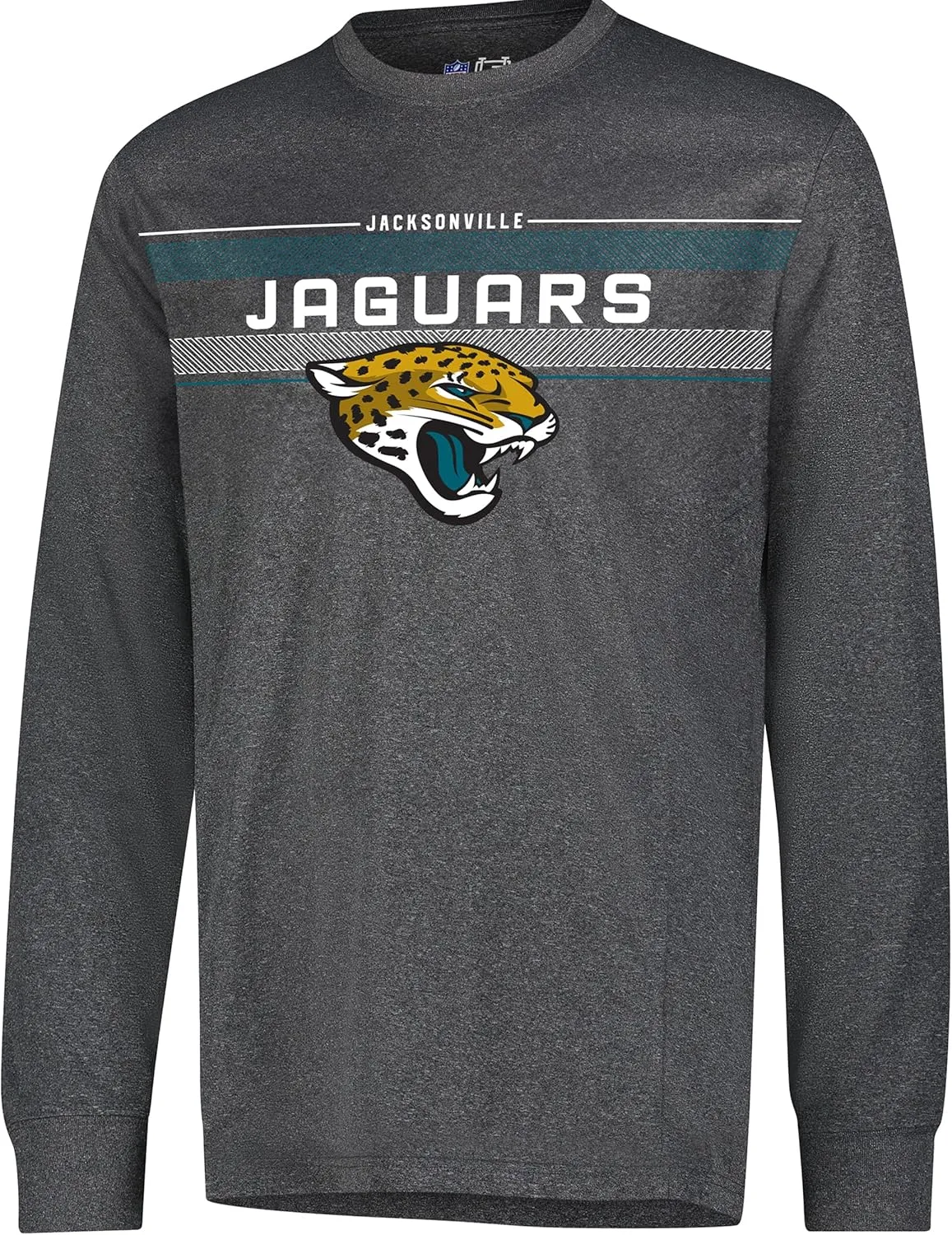 Ultra Game Men's NFL Official Super Soft Game Day Long Sleeve T-Shirt, Jacksonville Jaguars|Jacksonville Jaguars