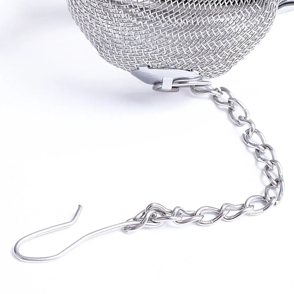 US 2-4 Pack 2.16'' Tea Strainer Filter Infuser Ball Mesh Loose Leaf Herb Locking