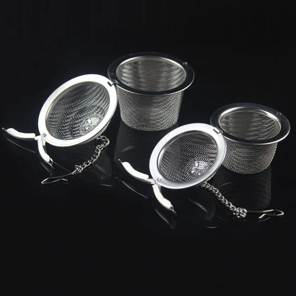 US 2-4 Pack 2.16'' Tea Strainer Filter Infuser Ball Mesh Loose Leaf Herb Locking