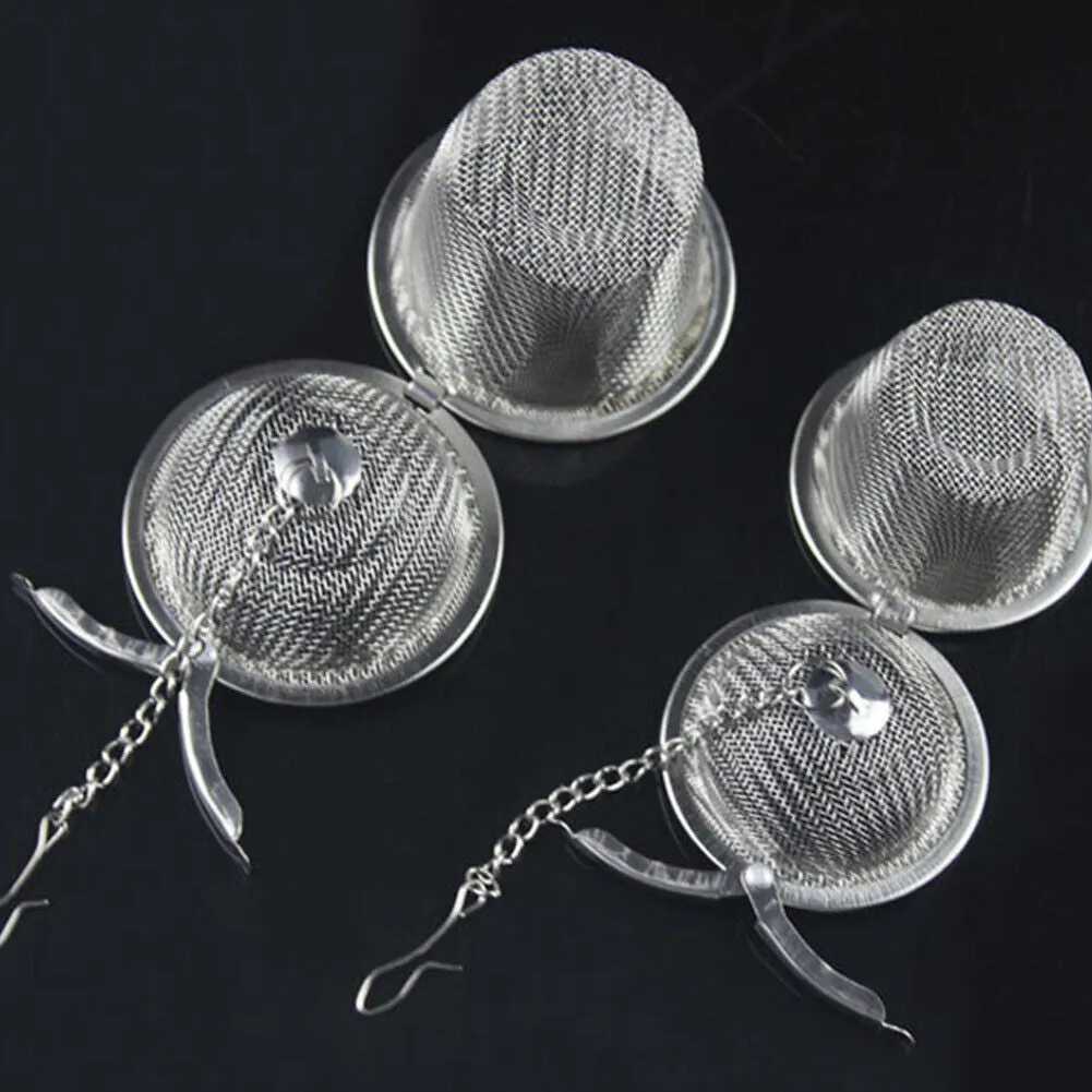 US 2-4 Pack 2.16'' Tea Strainer Filter Infuser Ball Mesh Loose Leaf Herb Locking