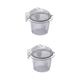 US 2-4 Pack 2.16'' Tea Strainer Filter Infuser Ball Mesh Loose Leaf Herb Locking