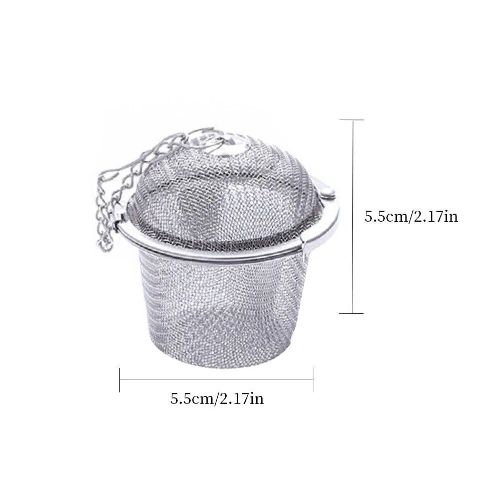 US 2-4 Pack 2.16'' Tea Strainer Filter Infuser Ball Mesh Loose Leaf Herb Locking