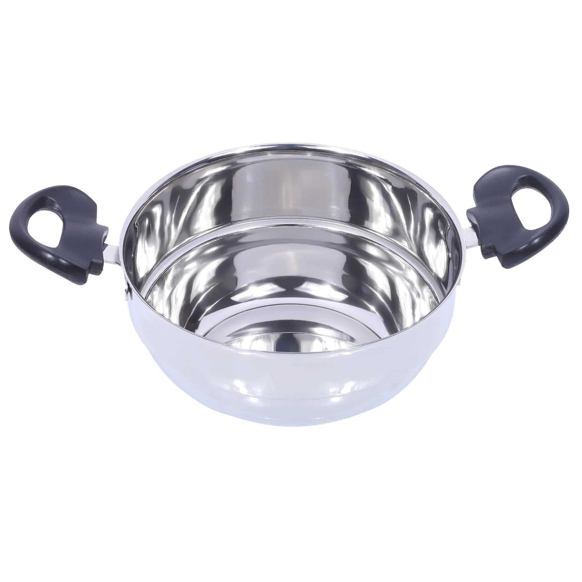 USHA SHRIRAM Stainless Steel Idli Cooker Kadai (3 Plate) | 2 Triangle Idli Plates (20 Idlis), 1 Momo/Idiyappam Plates | Idly Maker Momo Steamer | Multi Kadai for Idli, Dhokla,Mini Idlies, Modaks