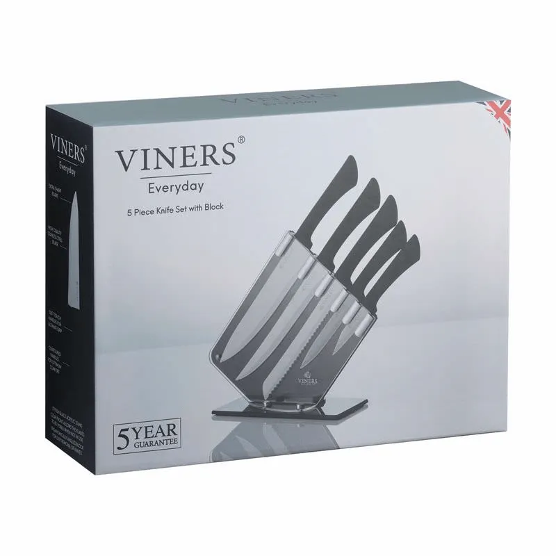 Viners Everyday 5 Knife Block Set