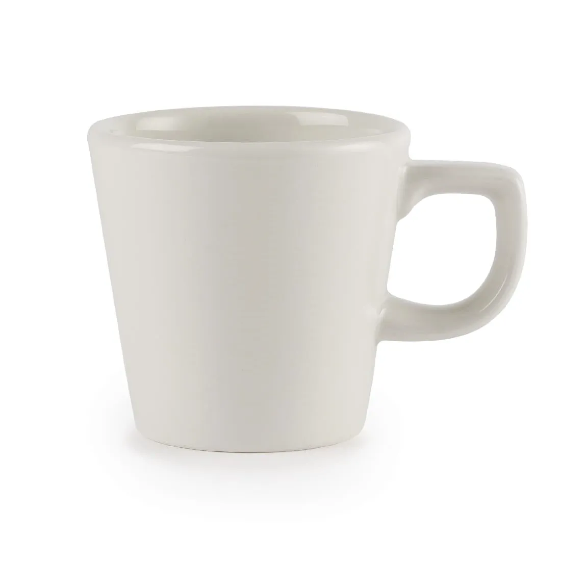 W885 Churchill Plain Whiteware Cafe Cups 115ml (Pack of 24)