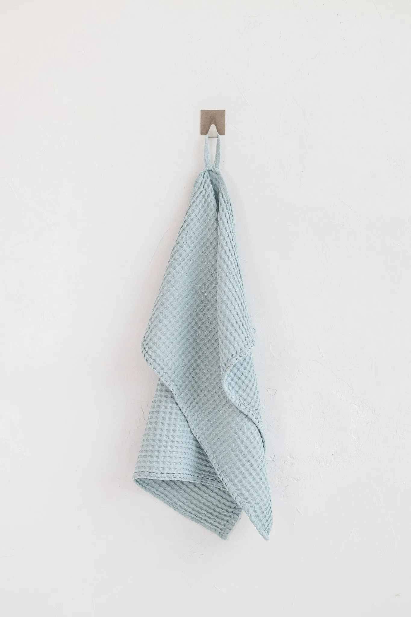 Waffle Kitchen Towel In Sky Blue