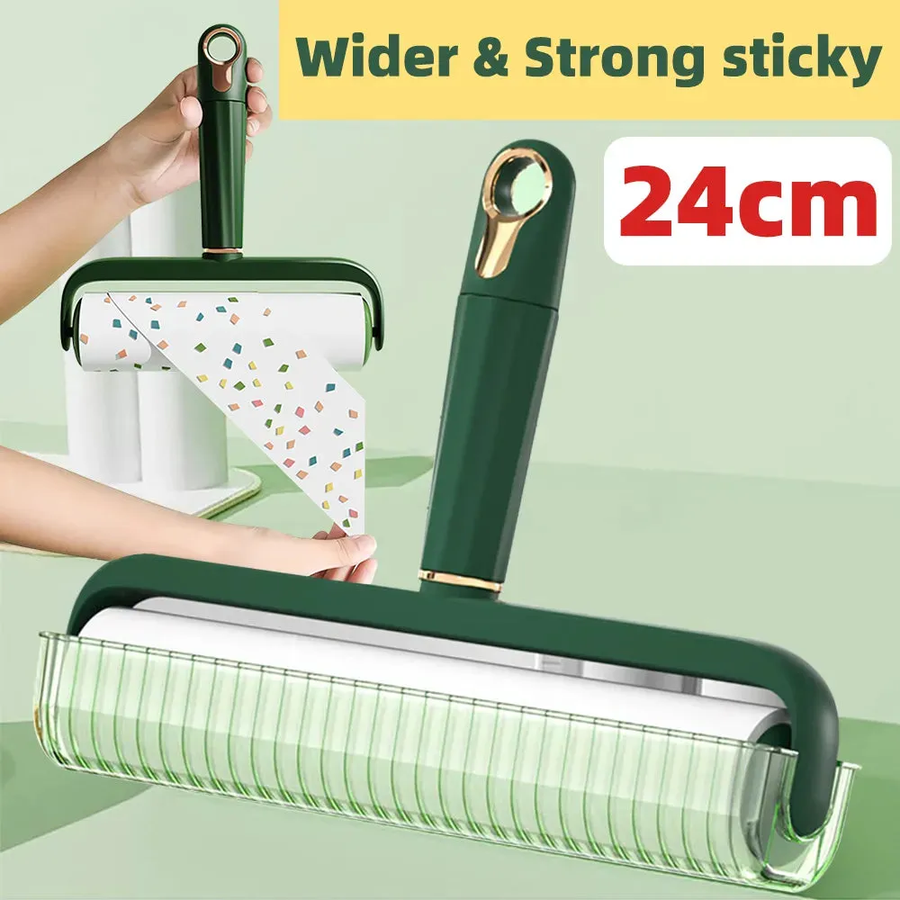 Wide Sticky Clean Paws Pet Hair Lint Roller